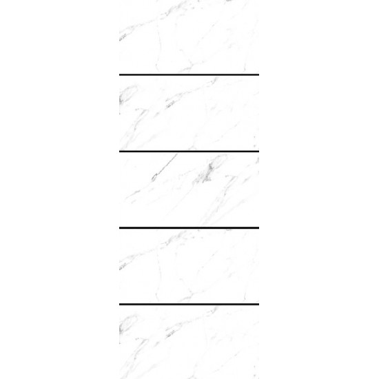 Πλακάκι Revolt White 60Χ120 Λευκό Τύπου Μαρμάρου Γυαλιστερό Rettificato